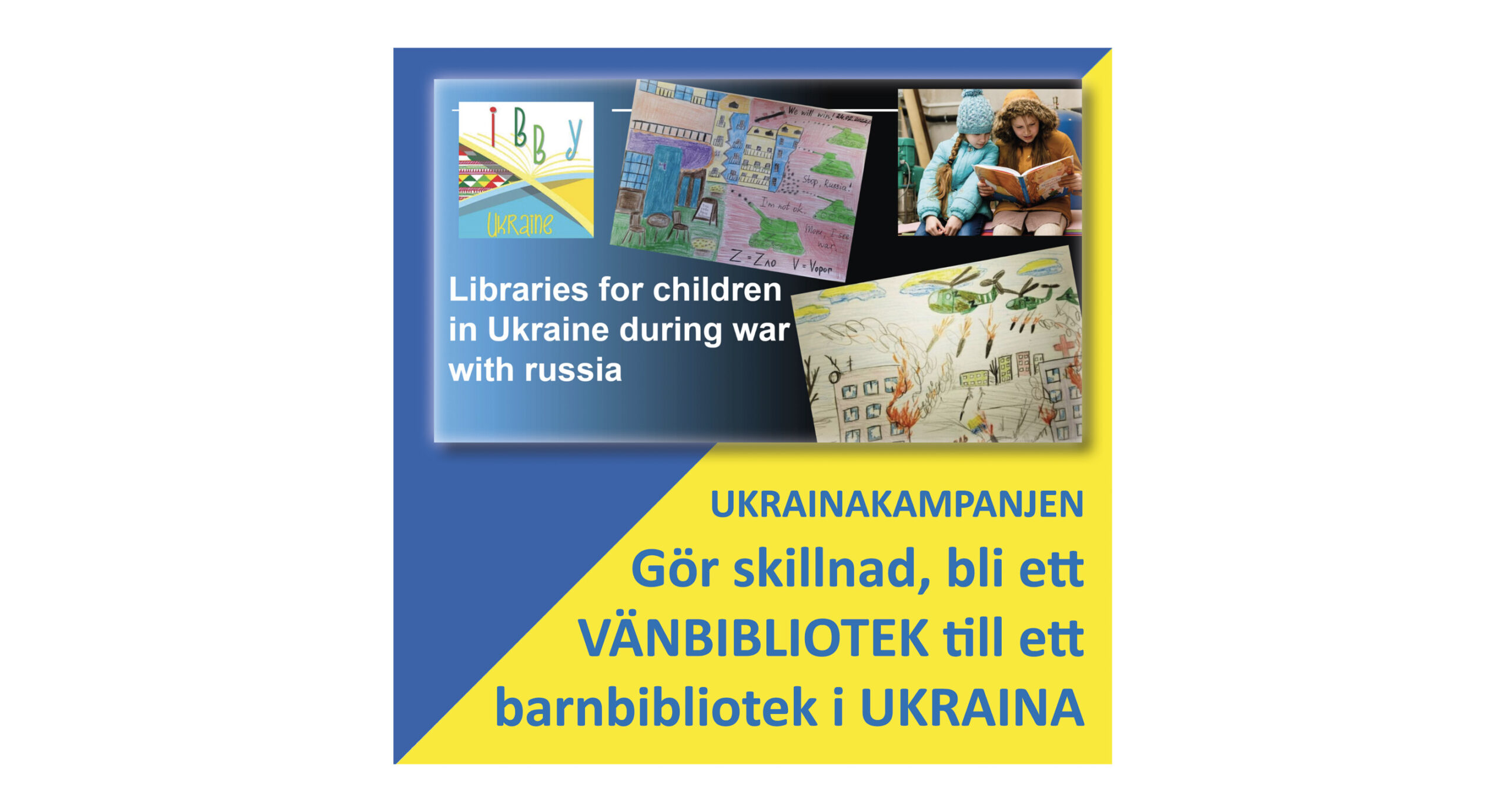 APRILKAMPANJ – Vänbibliotek i Ukraina