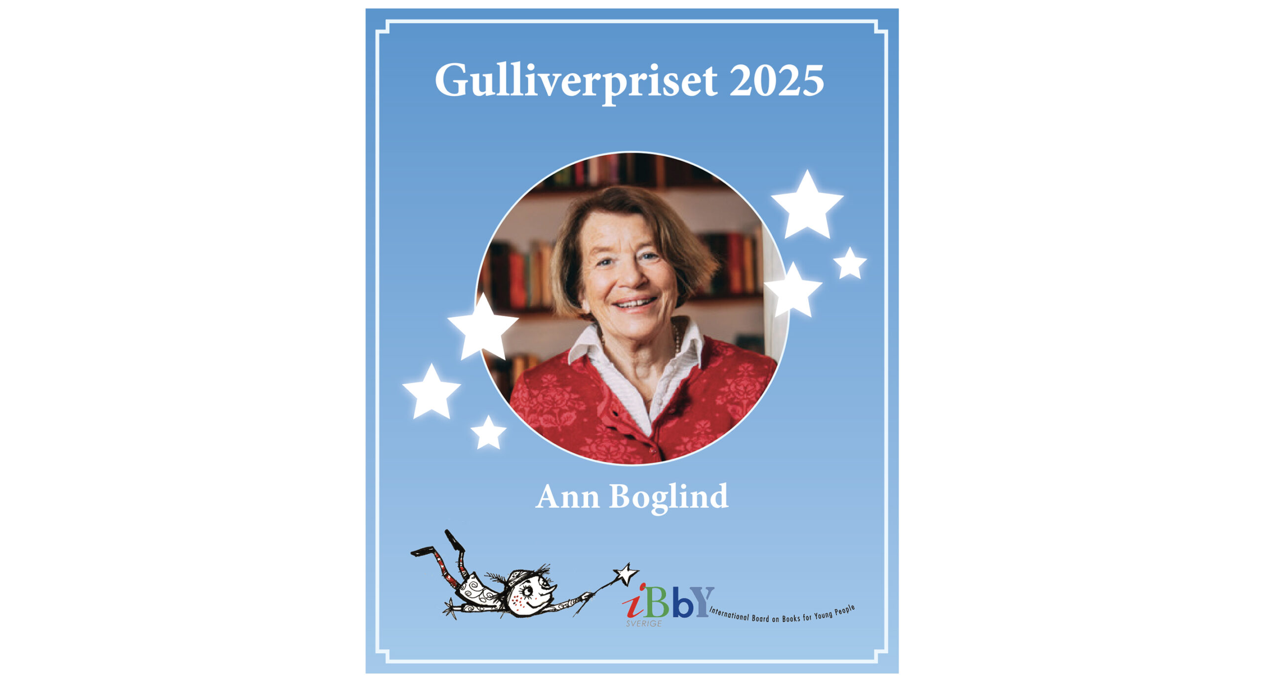 Gulliverpriset 2025 tilldelas Ann Boglind